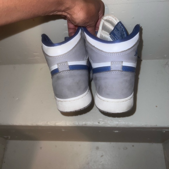 Air Jordan 1 Retro High OG 'True Blue' Used size 5Y - Picture 3 of 7